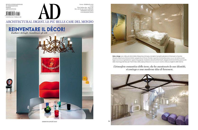Mizu & Doodle featured in AD Architectural Digest | February Issue